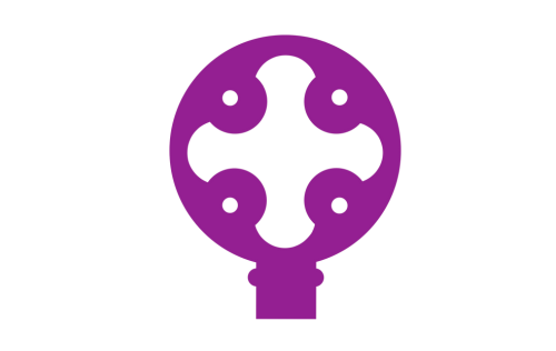 Sjundeå kyrkliga samfällighets logo.