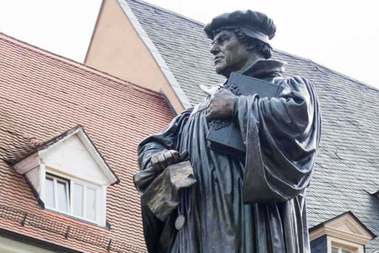 Martin Luthers staty