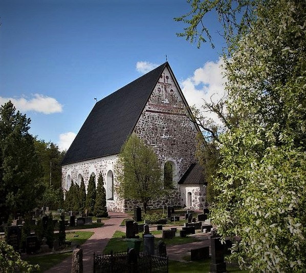 Sjundeå S:t Petri medeltida stenkyrka