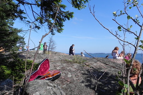 Skriftskolestudier på Räfsö.