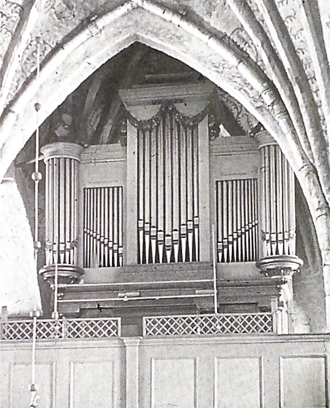 Den första orgeln