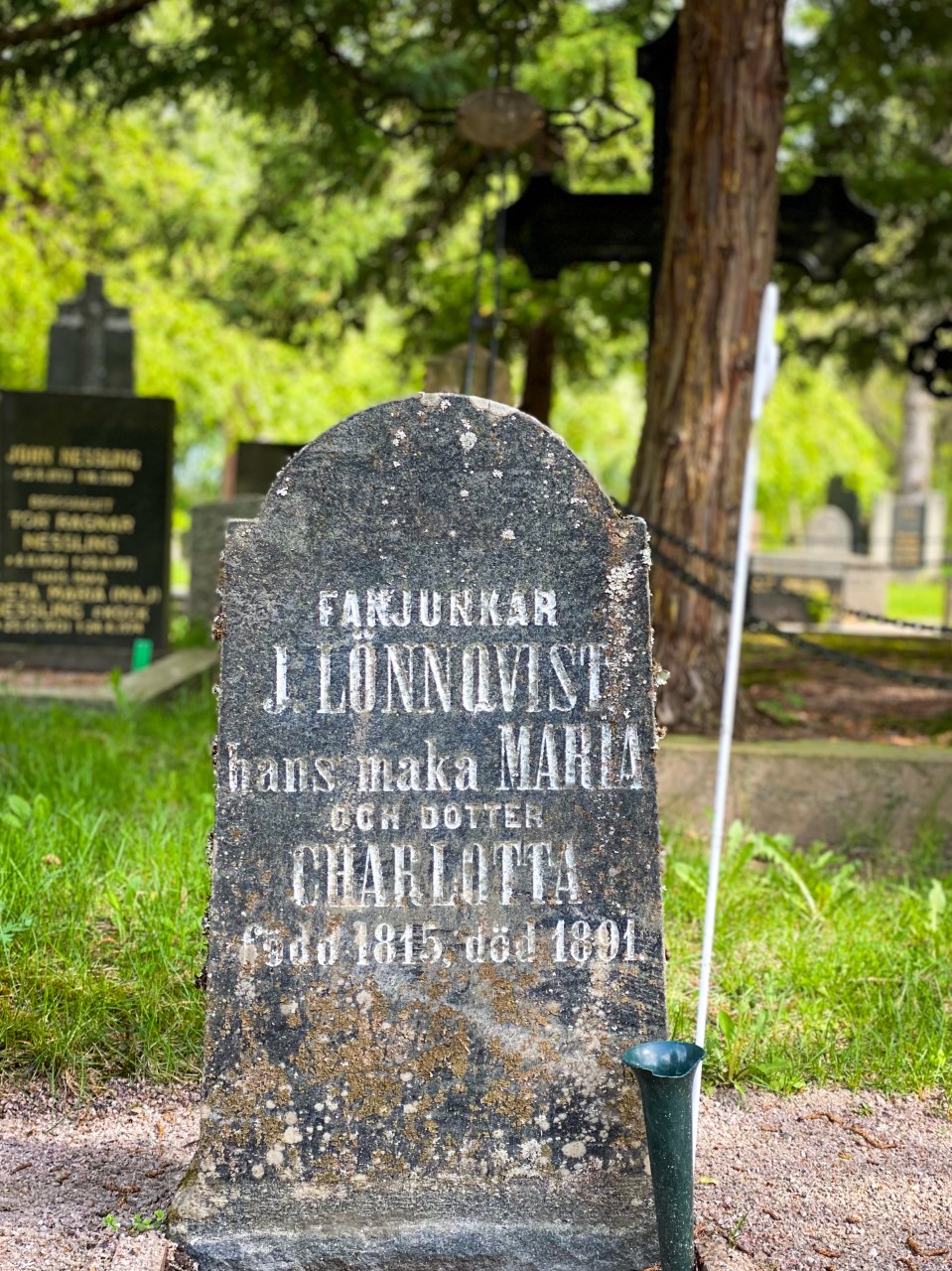 Charlotta Lönnqvists grav