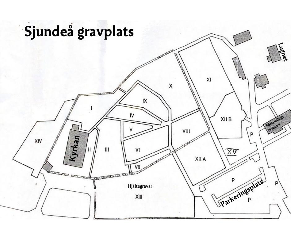 Begravningsplatsens karta